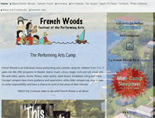 Tablet Screenshot of frenchwoods.com